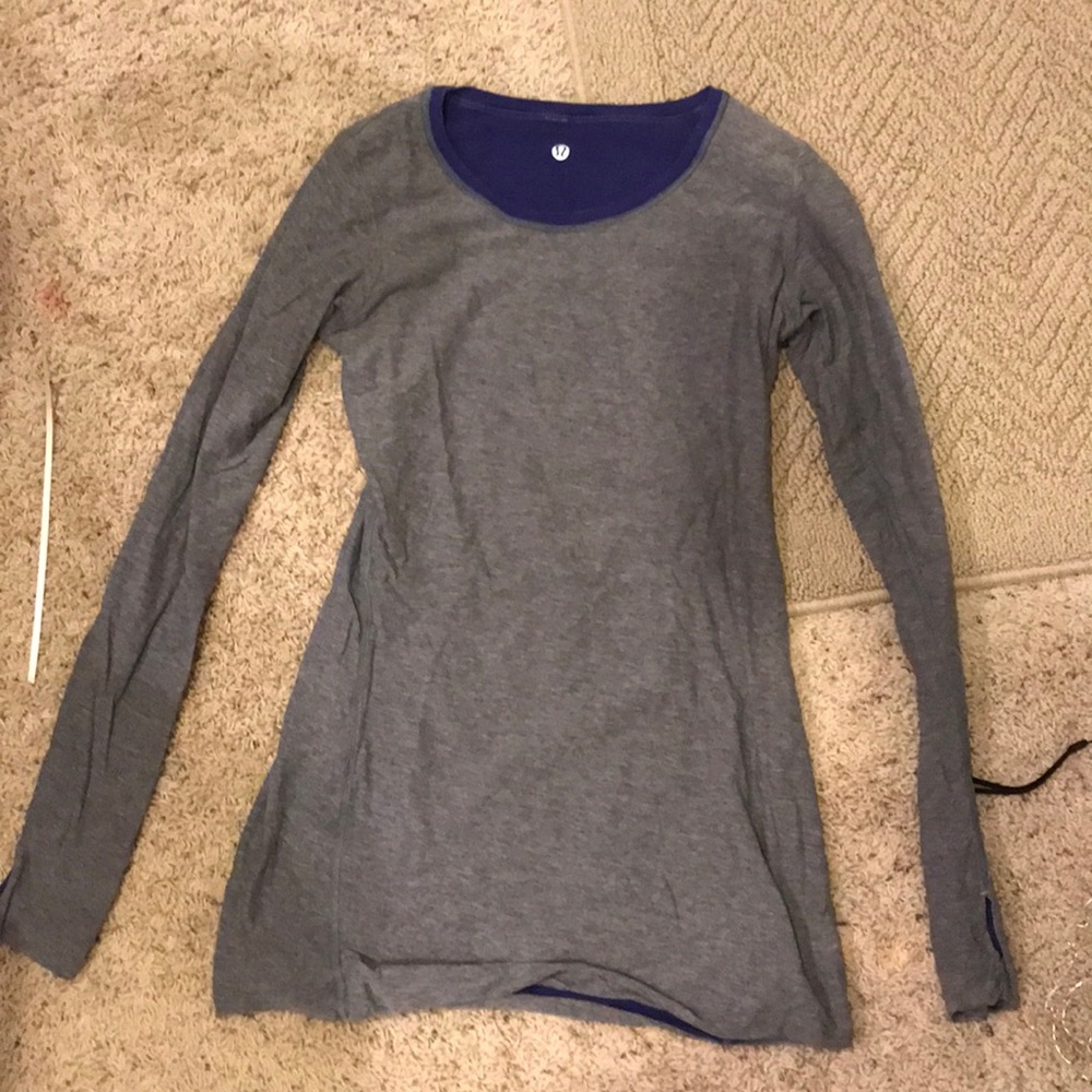 Lulu lemon long sleeve reversible shirt